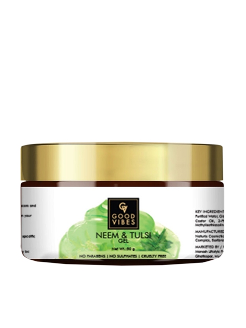 

Good Vibes Transparent Neem & Tulsi Face Gel 50 g