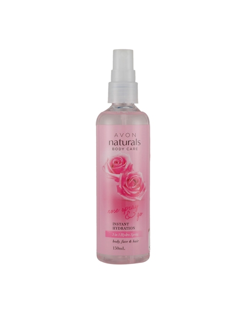

Avon Naturals Rose Spray & Go 3 In 1 Hydro Spritz 150 ml, Transparent