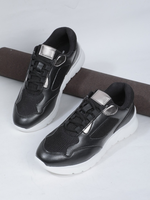 

shoexpress Women Black Walking Non-Marking Shoes