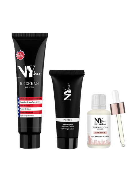 

NY Bae Base Ready Set of 3 Makeup Kit 52g, Multi
