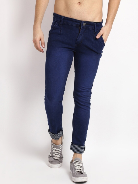 

V2 Value & Variety Men Blue Clean Look Mid Rise Regular Fit Jeans