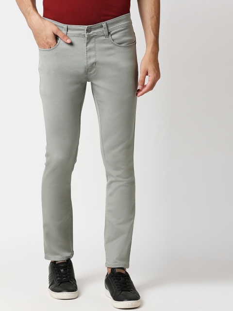 

High Star Men Olive Green Slim Fit Jeans