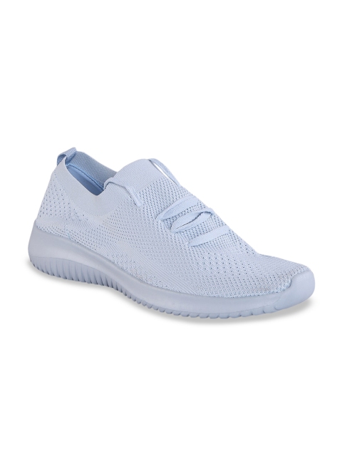 

Forever Glam by Pantaloons Women Blue Textured Slip-On Sneakers