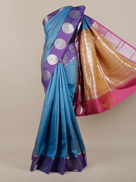 

Pothys Blue Woven Design Zari Art Silk Saree