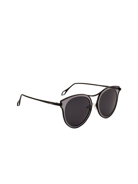 

Ted Smith Women Grey Lens & Black Cateye Sunglasses with Polarised Lens TSO-P0877_C5