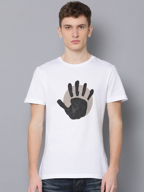 

Antony Morato Men White Printed Slim Fit T-shirt