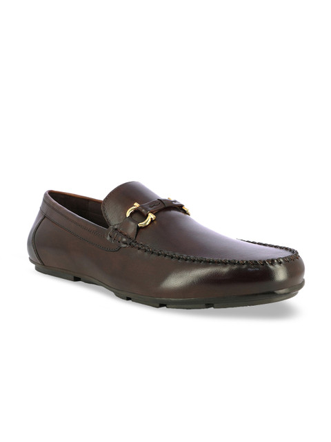 

Alberto Torresi Men Brown Leather Loafers
