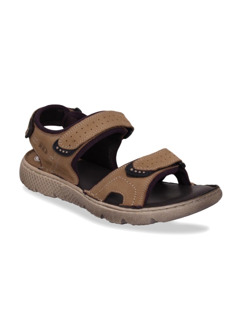 

ID Men Brown Leather Comfort Sandals