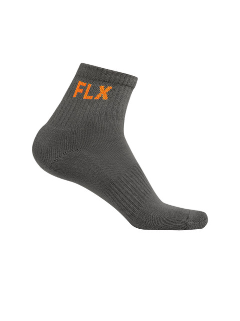 

FLX By Decathlon Men Grey Solid Socks