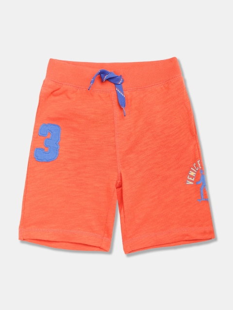 

GAP Boys Orange Beachside Pull On Slub Shorts