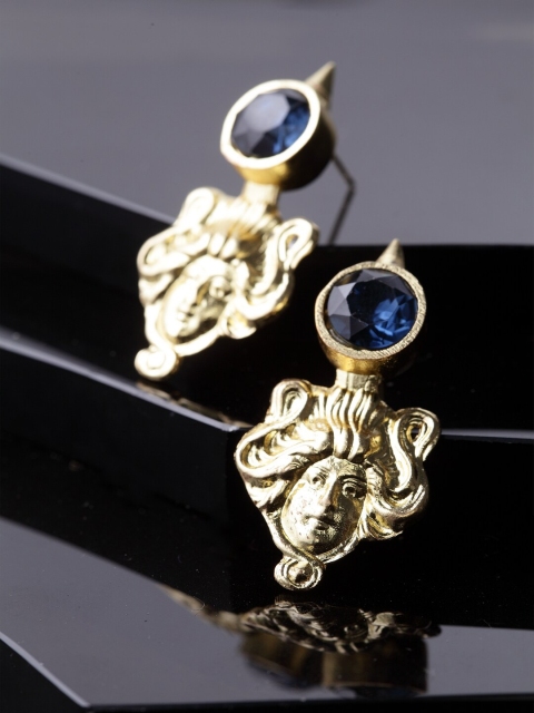 

DIVA WALK Gold Quirky Drop Earrings