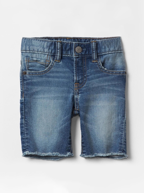 

GAP Boys Blue Mid-Rise Denim Shorts