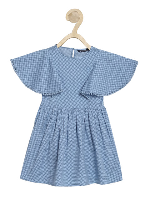 

Allen Solly Junior Blue Printed Cotton Dress