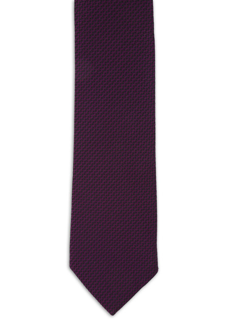 

Peter England Men Purple Woven Design Broad Tie