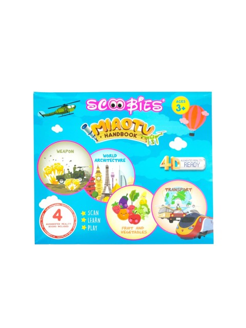 

SCOOBIES Kids Muticoloured 4D Book Box, Multi
