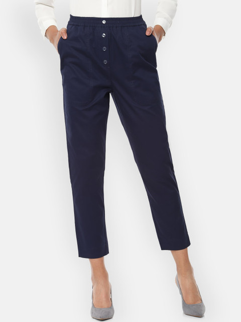 

Van Heusen Woman Blue Regular Trousers