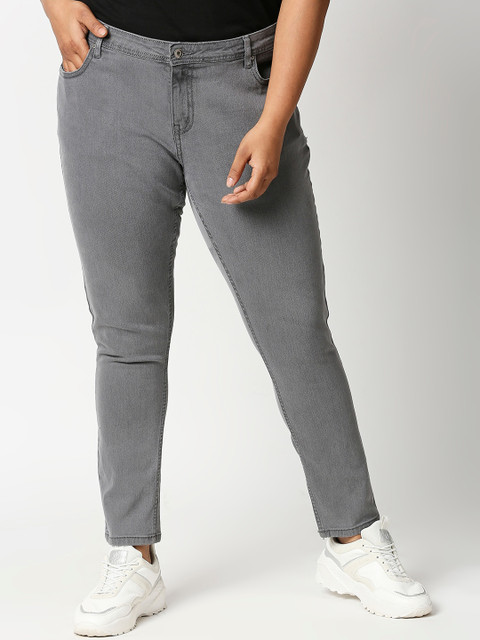 

X Claim Women Grey Slim Fit Jeans