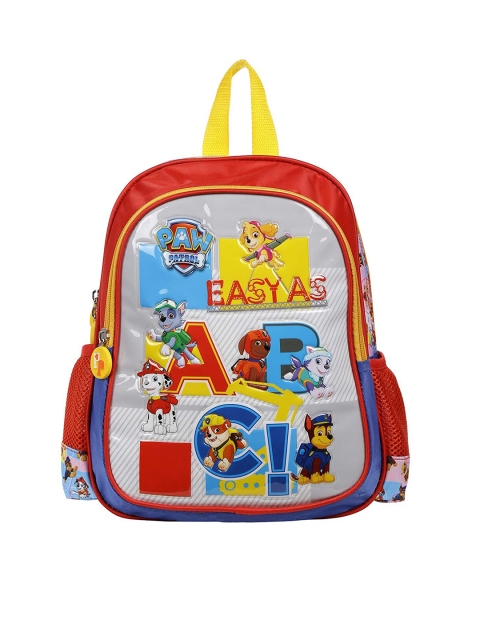 

PAW PATROL Unisex Kids Red & Grey Alphanumeric Backpack