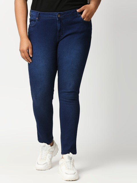 

X Claim Women Blue Slim Fit Light Fade Stretchable Jeans