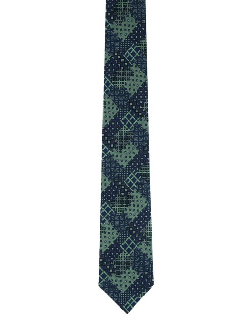 

Peter England Men Green Woven-Design Accessory Gift Set
