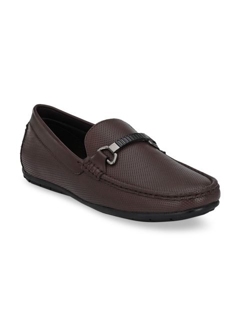 Alberto Torresi Men Brown Perforations Loafers