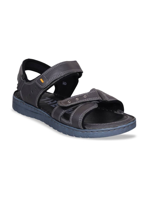 

ID Men Grey Leather Comfort Sandals