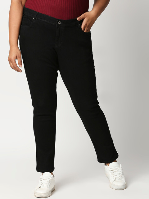 

X Claim Women Black Slim Fit Jeans