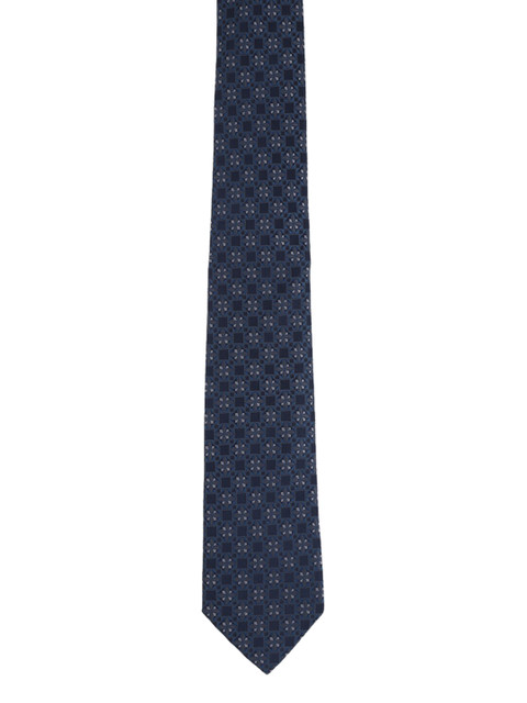 

Peter England Men Navy-Blue Woven-Design Accessory Gift Set