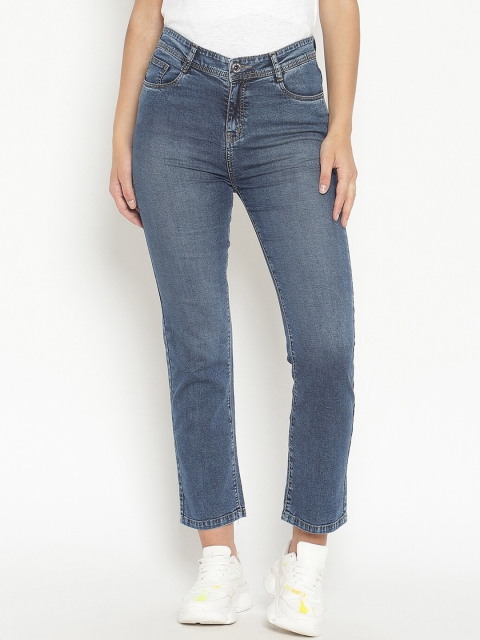 

METTLE Women Blue Stretchable Jeans