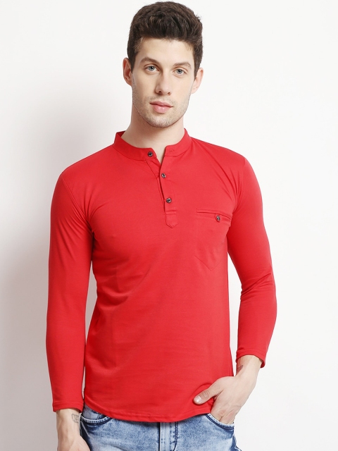 

V2 Value & Variety Men Red Kurta