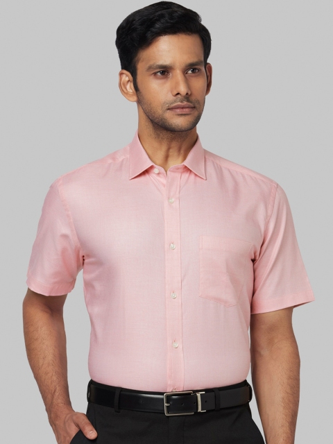 

Park Avenue Men Orange Solid Formal Shirt