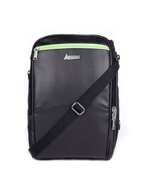 

ASTRID Men Black Solid Backpack