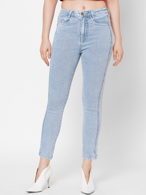 

TARAMA Women Blue Slim Fit High-Rise Stretchable Jeans