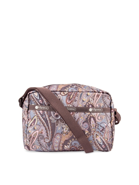 

LeSportsac Multi Ethnic Motifs Printed PU Structured Sling Bag