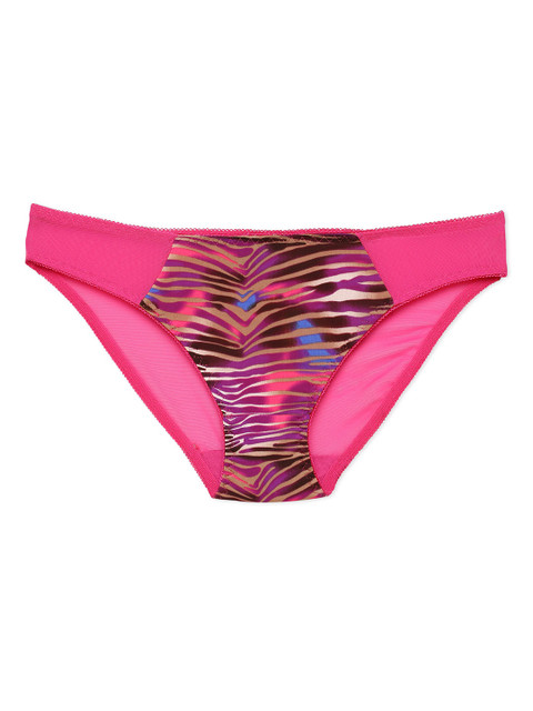 

Heart 2 Heart Women Pink & Purple Printed Bikini Briefs H2H 73N