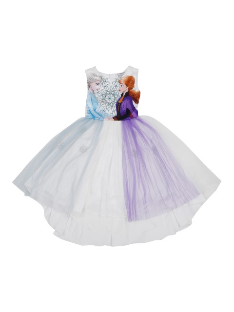 

Allen Solly Junior White Frozen Printed Dress