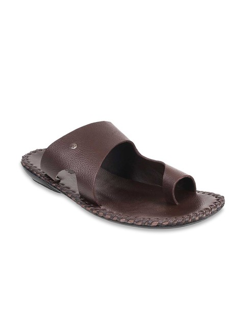 

Mochi Men Brown Leather Comfort Sandals