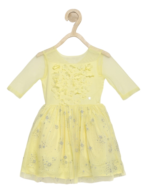 

Allen Solly Junior Yellow Dress