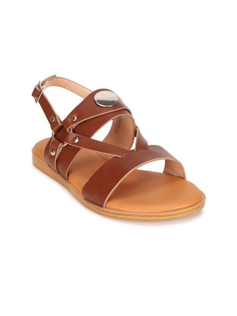 Allen Solly Woman Women Brown Open Toe Flats