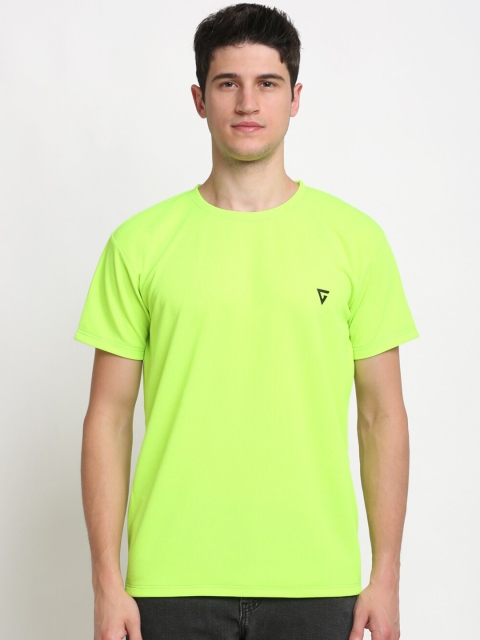 

GRIFFEL Men Fluorescent Green T-shirt