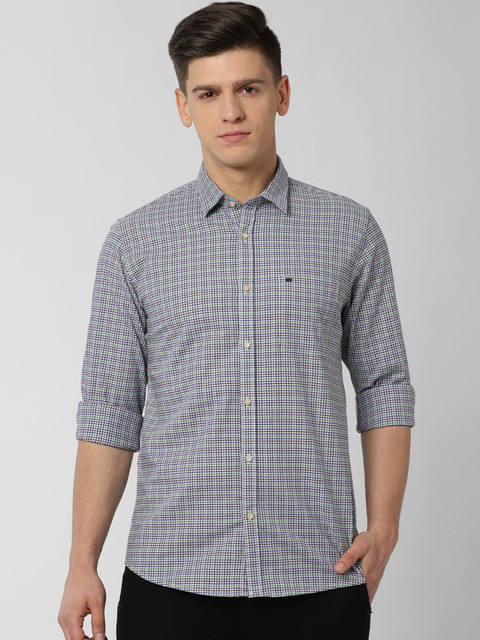 

Peter England Casuals Men Multi Slim Fit Checked Casual Shirt