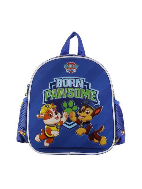 

PAW PATROL Kids Blue & Brown Printed Backpack