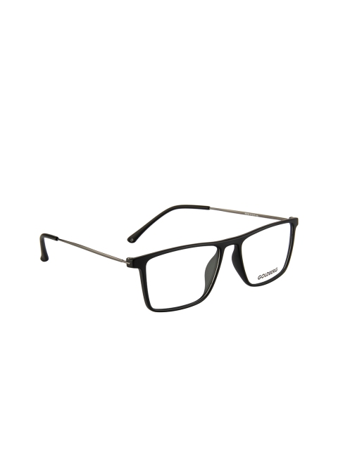 

Gold Berg Unisex Black & Grey Full Rim Wayfarer Frames