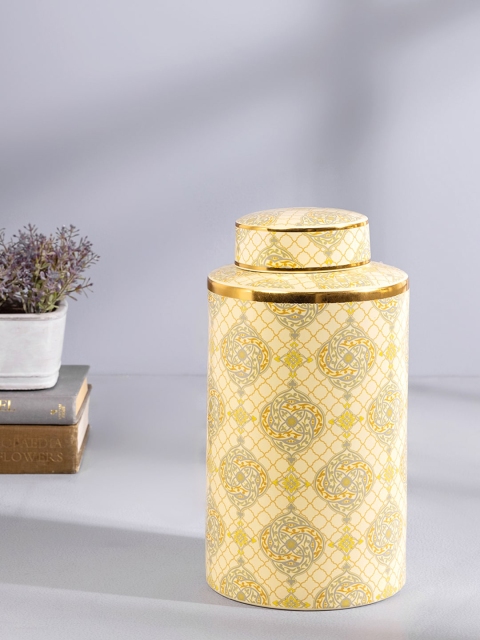

Pure Home and Living Gold-Toned Decorative Jar