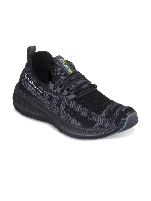 

Duke Men Charcoal Textile Running Shoes