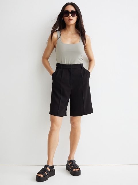 

H&M Women Grey Fitted Vest Top