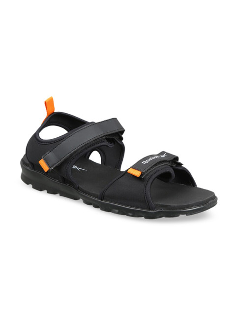 

Reebok Men Black Printed Sports Sandals
