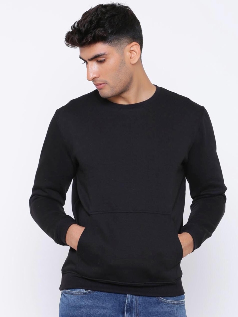 

Tistabene Men Black Cotton Comfort Fit Sweatshirt