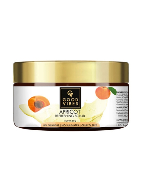 

Good Vibes Transparent Apricot Refreshing Face Scrub 50 gm