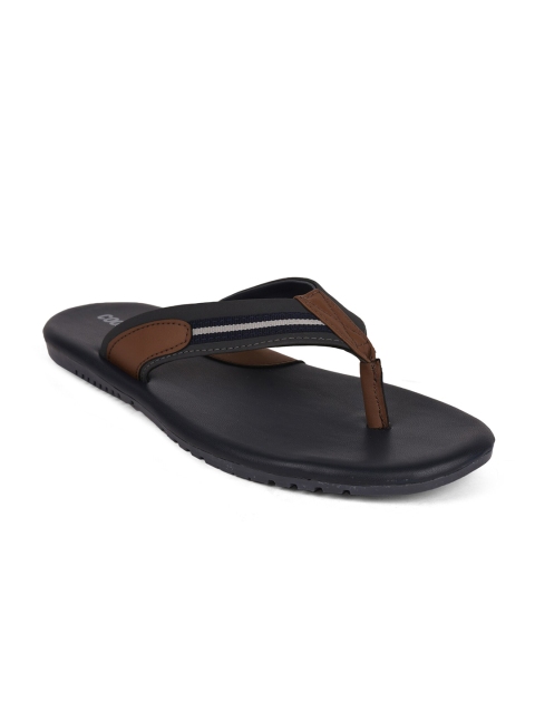 

Liberty Men Navy Blue & Brown Thong Flip-Flops